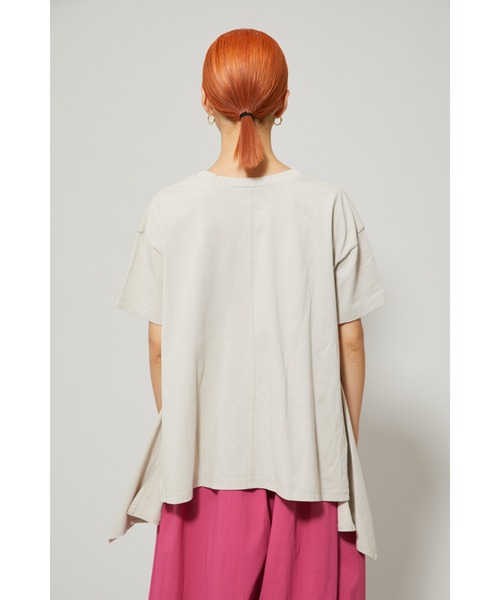 HeRIN.CYE（ヘリンドットサイ）の「2WAY panel T-shirt（Tシャツ/カットソー・レディース・ブラック/ライム/ライトベージュ・FREE）」の19枚目の写真