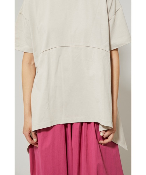 HeRIN.CYE（ヘリンドットサイ）の「2WAY panel T-shirt（Tシャツ/カットソー・レディース・ブラック/ライム/ライトベージュ・FREE）」の18枚目の写真