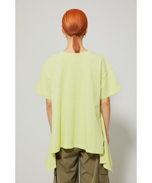 HeRIN.CYE（ヘリンドットサイ）の「2WAY panel T-shirt（Tシャツ/カットソー・レディース・ブラック/ライム/ライトベージュ・FREE）」の14枚目の写真