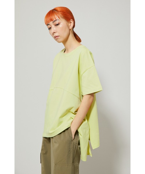 HeRIN.CYE（ヘリンドットサイ）の「2WAY panel T-shirt（Tシャツ/カットソー・レディース・ブラック/ライム/ライトベージュ・FREE）」の20枚目の写真
