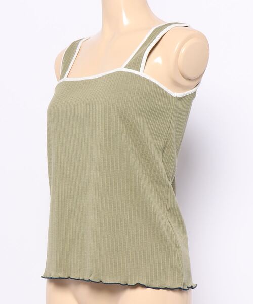 179/WG（イチナナキュウダブルジー）の「前後2WAYタンクトップ（タンクトップ・レディース・サックスブルー/カーキ/ブラック・FREE）」の15枚目の写真