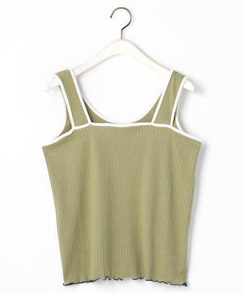 179/WG（イチナナキュウダブルジー）の「前後2WAYタンクトップ（タンクトップ・レディース・サックスブルー/カーキ/ブラック・FREE）」の16枚目の写真