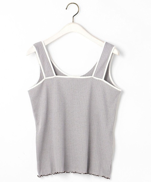 179/WG（イチナナキュウダブルジー）の「前後2WAYタンクトップ（タンクトップ・レディース・サックスブルー/カーキ/ブラック・FREE）」の6枚目の写真