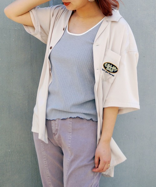 179/WG（イチナナキュウダブルジー）の「前後2WAYタンクトップ（タンクトップ・レディース・サックスブルー/カーキ/ブラック・FREE）」の13枚目の写真