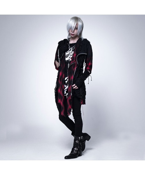 CIVARIZE(シヴァーライズ)の「『CIVARIZE』クラッシュニットノースリパーカー(パーカー・メンズ・ブラック・M/L)」の2枚目の写真