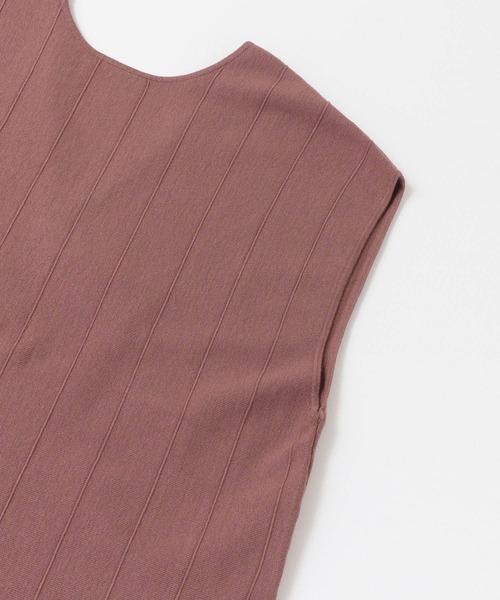 KBF+（ケービーエフプラス）の「KBF+　ニットベスト+アシメスカートSETUP（ワンピース・レディース・パープル/ブラウン・ONE）」の17枚目の写真
