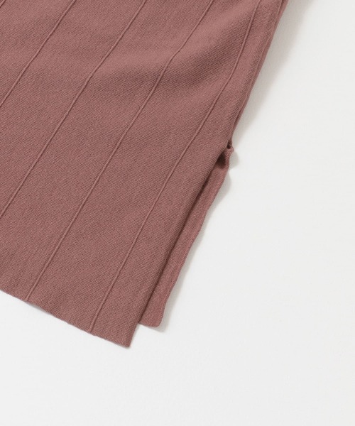KBF+（ケービーエフプラス）の「KBF+　ニットベスト+アシメスカートSETUP（ワンピース・レディース・パープル/ブラウン・ONE）」の18枚目の写真