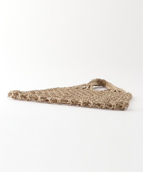 plage（プラージュ）の「【BALI WERKSTATTE/バリ ワークスタット】HANDWOVEN NET バッグ◆（ショルダーバッグ・レディース・ベージュ・FREE）」の3枚目の写真