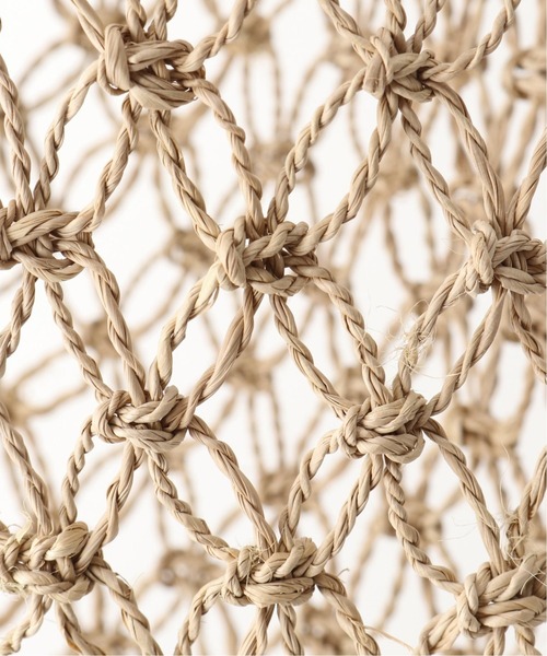 plage（プラージュ）の「【BALI WERKSTATTE/バリ ワークスタット】HANDWOVEN NET バッグ◆（ショルダーバッグ・レディース・ベージュ・FREE）」の5枚目の写真