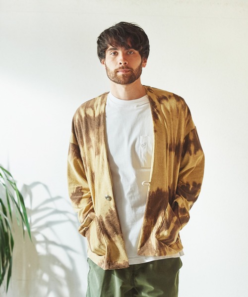 JACK & MARIE(ジャックアンドマリー)の「sunnysports pile mexcan cardigan (サニースポーツ パイルメキシカン カーディガン)(2colors)(sn21s001)(カーディガン/ボレロ・メンズ・グレー/ブラウン・M/L)」の1枚目の写真