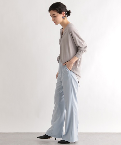 LE FOYER（ルフォワイエ）の「ベーシックカーディガン（ニット/セーター・レディース・ライトグレー/ライトブルー/ベージュ・38）」の8枚目の写真