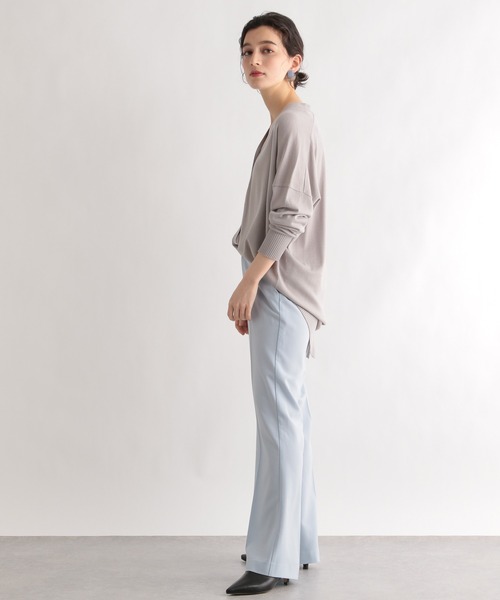 LE FOYER（ルフォワイエ）の「ベーシックカーディガン（ニット/セーター・レディース・ライトグレー/ライトブルー/ベージュ・38）」の9枚目の写真