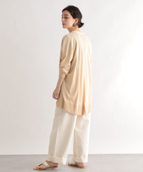 LE FOYER（ルフォワイエ）の「ベーシックカーディガン（ニット/セーター・レディース・ライトグレー/ライトブルー/ベージュ・38）」の19枚目の写真