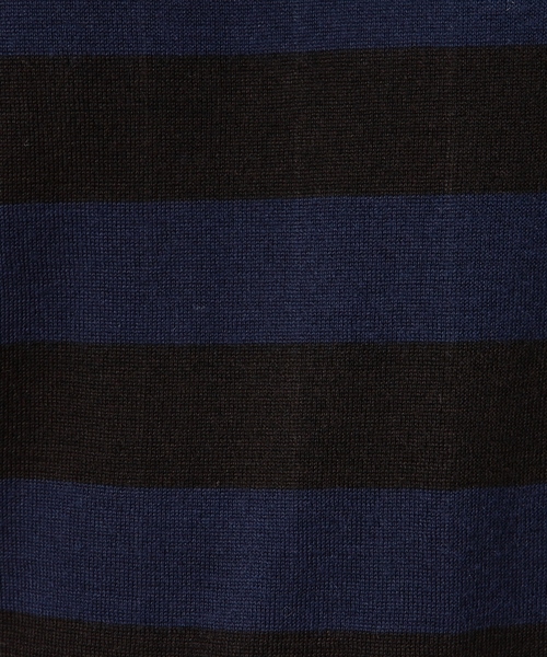 BEAUTY&YOUTH UNITED ARROWS（ビューティーアンドユースユナイテッドアローズ）の「BY リバーシブル ボーダー/ストライプ クルーネック ニット ◆（ニット/セーター・メンズ・ホワイト/ネイビー・SMALL/MEDIUM/LARGE/X-LARGE）」の8枚目の写真