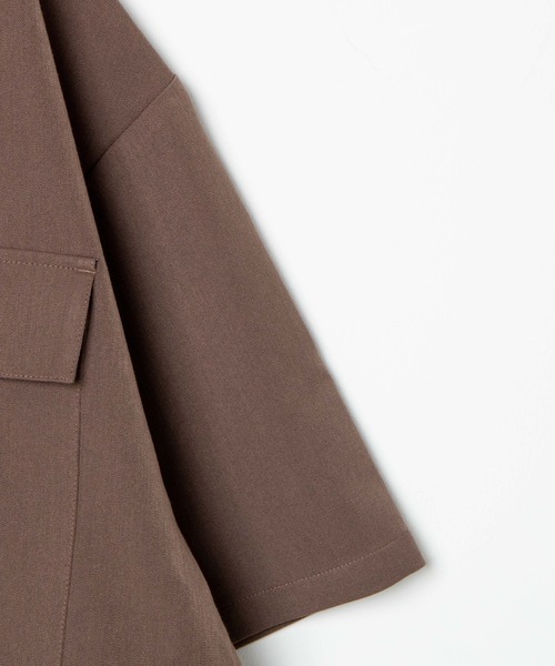 LUCY（ルーシー）の「LUCY/T/R LOOSE LAPEL SHIRT（シャツ/ブラウス・メンズ・ブラック/ブラウン・MEDIUM/LARGE）」の9枚目の写真