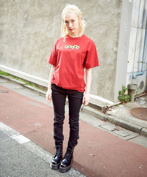 X-girl（エックスガール）の「BASIC SKINNY PANTS（その他パンツ・レディース・ブラック/ライトパープル・M/XS/S）」の8枚目の写真