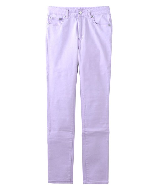 X-girl（エックスガール）の「BASIC SKINNY PANTS（その他パンツ・レディース・ブラック/ライトパープル・M/XS/S）」の6枚目の写真