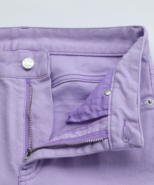 X-girl（エックスガール）の「BASIC SKINNY PANTS（その他パンツ・レディース・ブラック/ライトパープル・M/XS/S）」の9枚目の写真