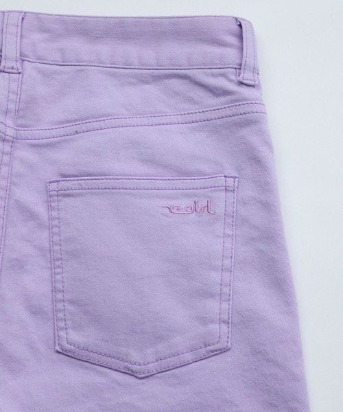 X-girl（エックスガール）の「BASIC SKINNY PANTS（その他パンツ・レディース・ブラック/ライトパープル・M/XS/S）」の14枚目の写真