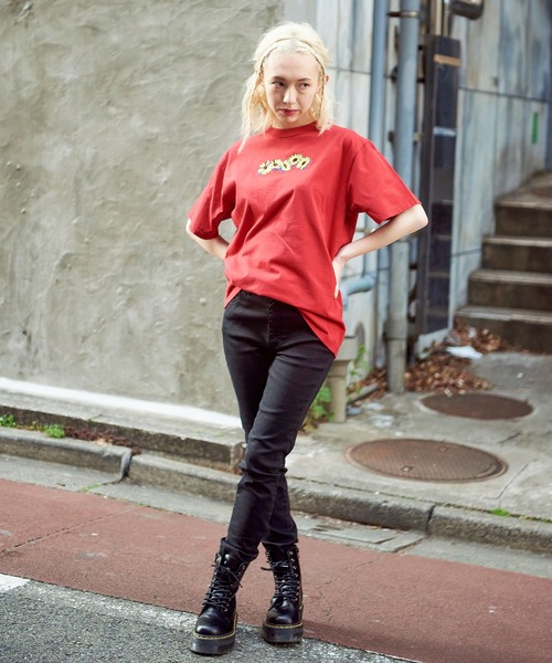 X-girl（エックスガール）の「BASIC SKINNY PANTS（その他パンツ・レディース・ブラック/ライトパープル・M/XS/S）」の12枚目の写真