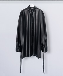 Wizzard ウィザード / SYNTHETIC LEATHER OVER SHIRTS シンセティックレザーオーバーシャツ / WSA21-003L
