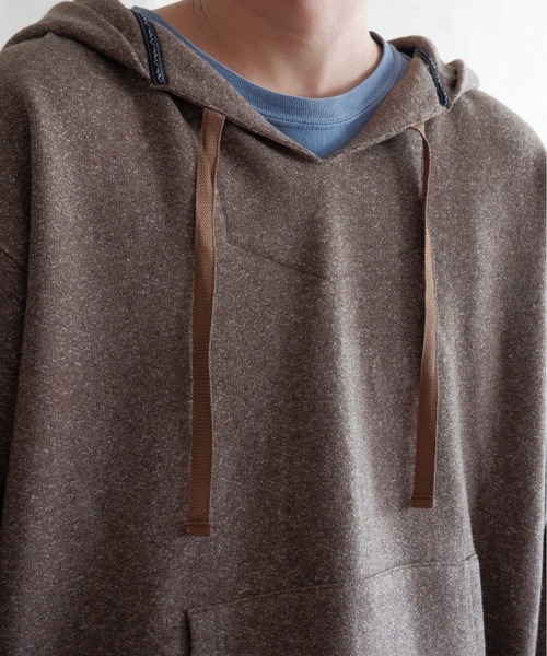 MANASTASH（マナスタッシュ）の「MANASTASH/マナスタッシュ　WOOLLY BAJA HOODIE ウーリーバハフーディー　7113123（パーカー・メンズ・ブラック/ブラウン/グレー・MEDIUM/LARGE/X-LARGE）」の10枚目の写真