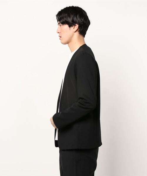 ATTACHMENT（アタッチメント）の「PONTE JERSEY COOLARLESS BLAZER（テーラードジャケット・メンズ・ブラウン/ブラック・1/2/3）」の8枚目の写真