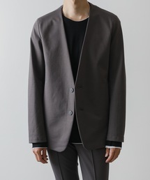 ATTACHMENT | PONTE JERSEY COOLARLESS BLAZER(テーラードジャケット)
