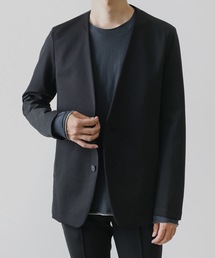 ATTACHMENT | PONTE JERSEY COOLARLESS BLAZER(テーラードジャケット)