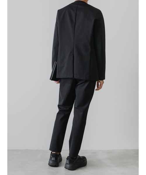 ATTACHMENT（アタッチメント）の「PONTE JERSEY COOLARLESS BLAZER（テーラードジャケット・メンズ・ブラウン/ブラック・1/2/3）」の11枚目の写真