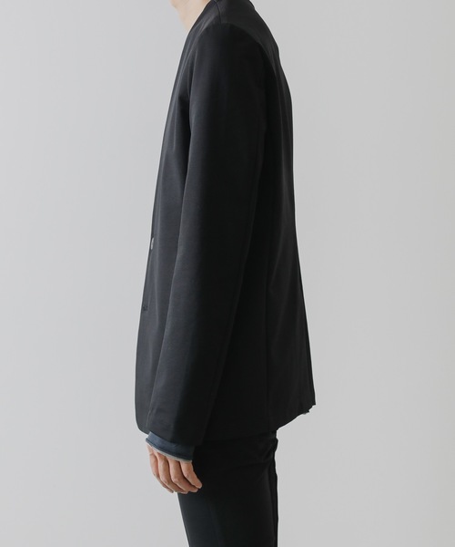 ATTACHMENT（アタッチメント）の「PONTE JERSEY COOLARLESS BLAZER（テーラードジャケット・メンズ・ブラウン/ブラック・1/2/3）」の17枚目の写真