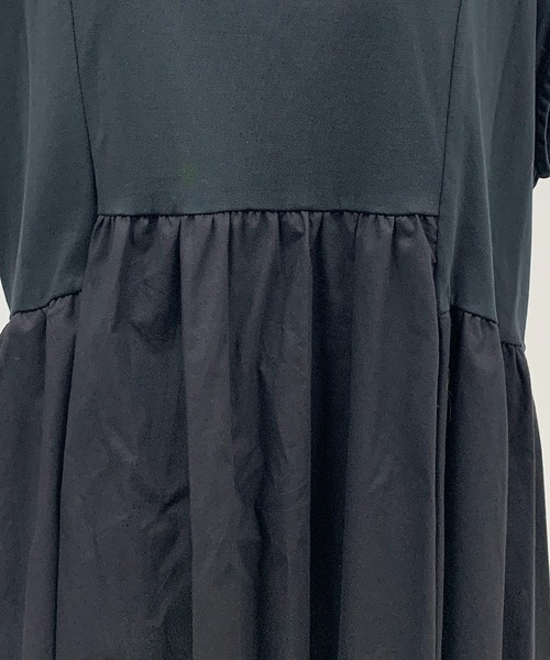 PICCIN（ピッチン）の「【M～XXLサイズ】布帛切替カットプルオーバー（Tシャツ/カットソー・レディース・ブラック/オフホワイト・M/L/XL/XXL）」の20枚目の写真