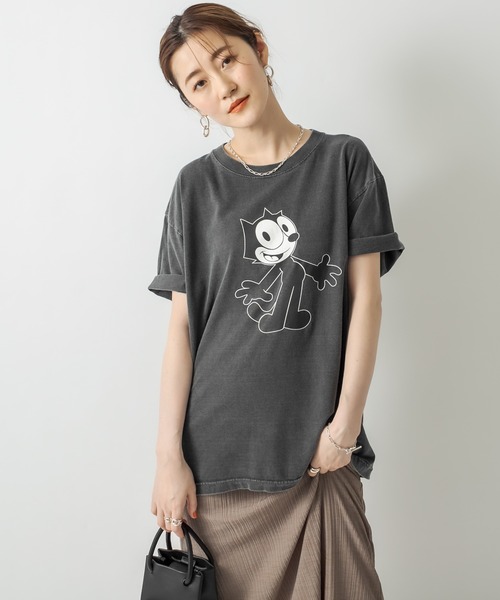 【GOOD ROCK SPEED】FELIX T ブラック GOOD ROCK SPEED FELIX Tシャツ | Omekashi(オメカシ)レディース