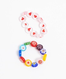 WEGO | WEGO/【2点セット】マルチビーズリング(リング)