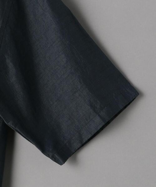 BEAUTY&YOUTH UNITED ARROWS（ビューティーアンドユースユナイテッドアローズ）の「BY WRINKLE ストライプ バンドカラー ボックス シャツ（シャツ/ブラウス・メンズ・ライトグレー/ネイビー/モカ・SMALL/MEDIUM/LARGE/X-LARGE）」の14枚目の写真