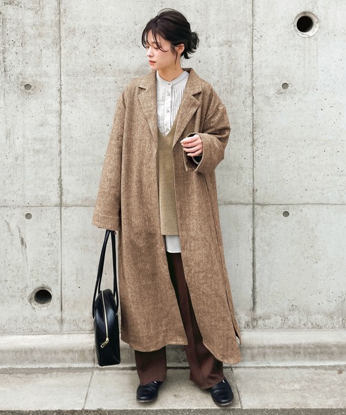 GeeRA(ジーラ)の「ピンタックイージーパンツ(その他パンツ・レディース・ブラウン/ベージュ・X-LARGE/MEDIUM/LARGE/SMALL)」の4枚目の写真