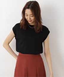 NATURAL BEAUTY BASIC | 総針フレンチスリーブニット(ニット/セーター)