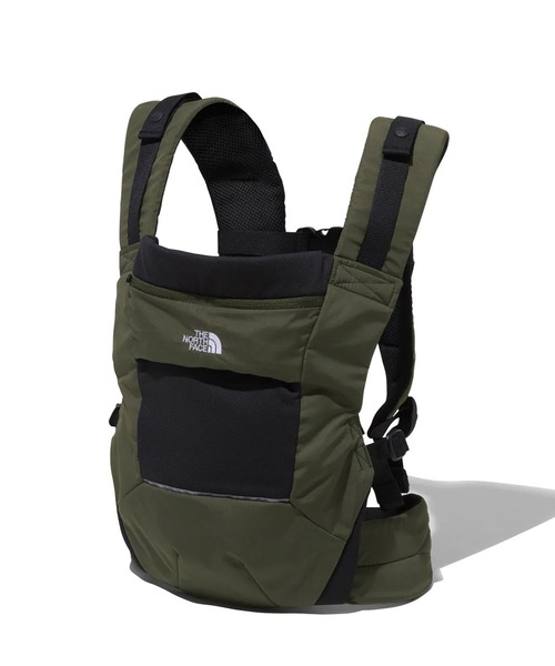 THE NORTH FACE（ザノースフェイス）の「THE NORTH FACE BABY COMPACT CARRIER / ザ・ノース・フェイス ベイビーコンパクトキャリアー / 抱っこひも（抱っこ紐/ベルトカバー/スリング・キッズ・ブラック/オリーブ・FREE）」の3枚目の写真