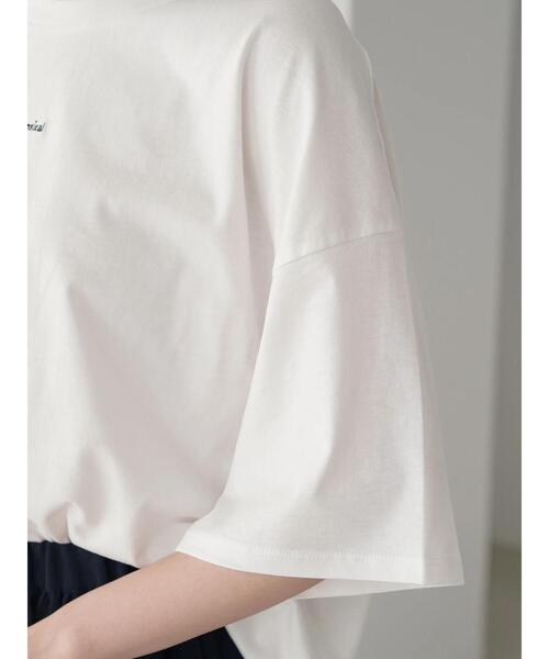 AMERICAN HOLIC(アメリカンホリック)の「刺繍ロゴカットプルオーバー(Tシャツ/カットソー・レディース・ベージュ/オフホワイト・M/L)」の10枚目の写真