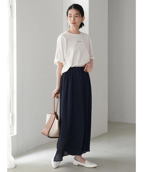 AMERICAN HOLIC(アメリカンホリック)の「刺繍ロゴカットプルオーバー(Tシャツ/カットソー・レディース・ベージュ/オフホワイト・M/L)」の12枚目の写真