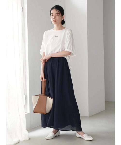 AMERICAN HOLIC(アメリカンホリック)の「刺繍ロゴカットプルオーバー(Tシャツ/カットソー・レディース・ベージュ/オフホワイト・M/L)」の13枚目の写真