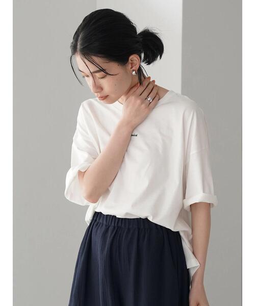 AMERICAN HOLIC(アメリカンホリック)の「刺繍ロゴカットプルオーバー(Tシャツ/カットソー・レディース・ベージュ/オフホワイト・M/L)」の14枚目の写真
