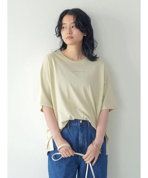 AMERICAN HOLIC(アメリカンホリック)の「刺繍ロゴカットプルオーバー(Tシャツ/カットソー・レディース・ベージュ/オフホワイト・M/L)」の15枚目の写真