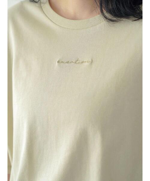 AMERICAN HOLIC(アメリカンホリック)の「刺繍ロゴカットプルオーバー(Tシャツ/カットソー・レディース・ベージュ/オフホワイト・M/L)」の16枚目の写真