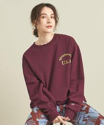 Russell Athletic | 【別注】＜RUSSELL ATHLETIC＞カレッジロゴスウェットプルオーバー ∴(スウェット)