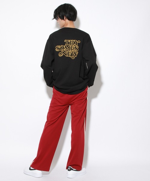 PBLIM（ページボーイリム）の「【PAGEBOYLIM】トライメッセージロンT（Tシャツ/カットソー・レディース・オフホワイト/ブラック/ブラウン/パープル・MEDIUM/LARGE）」の17枚目の写真