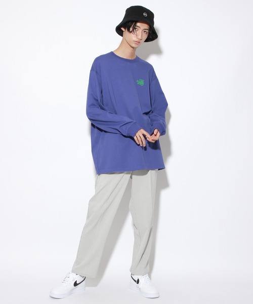 PBLIM（ページボーイリム）の「【PAGEBOYLIM】トライメッセージロンT（Tシャツ/カットソー・レディース・オフホワイト/ブラック/ブラウン/パープル・MEDIUM/LARGE）」の14枚目の写真