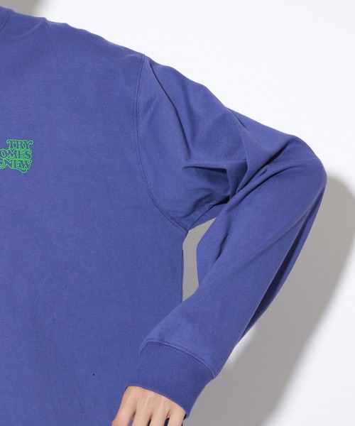 PBLIM（ページボーイリム）の「【PAGEBOYLIM】トライメッセージロンT（Tシャツ/カットソー・レディース・オフホワイト/ブラック/ブラウン/パープル・MEDIUM/LARGE）」の15枚目の写真