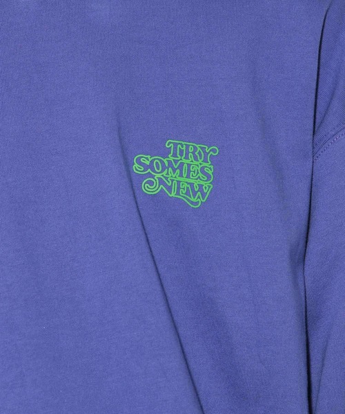 PBLIM（ページボーイリム）の「【PAGEBOYLIM】トライメッセージロンT（Tシャツ/カットソー・レディース・オフホワイト/ブラック/ブラウン/パープル・MEDIUM/LARGE）」の20枚目の写真