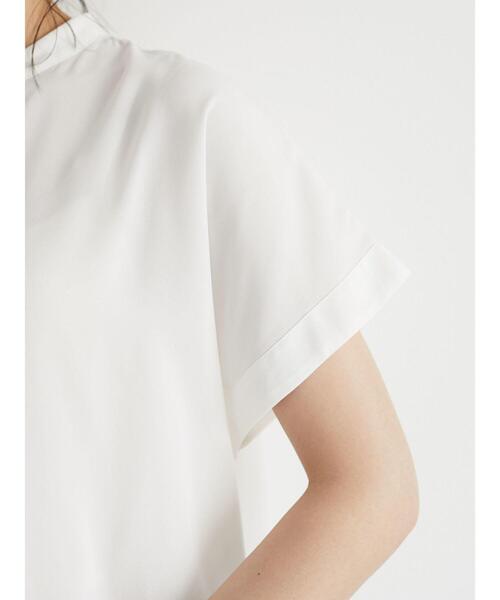 ELENCARE DUE（エレンカーレデュエ）の「・ELENCARE DUE ｲﾛｲﾛ釦5分袖ﾌﾞﾗｳｽ＊（シャツ/ブラウス・レディース・チャコールグレー/ベージュ/ブラック/オフホワイト・FREE）」の16枚目の写真